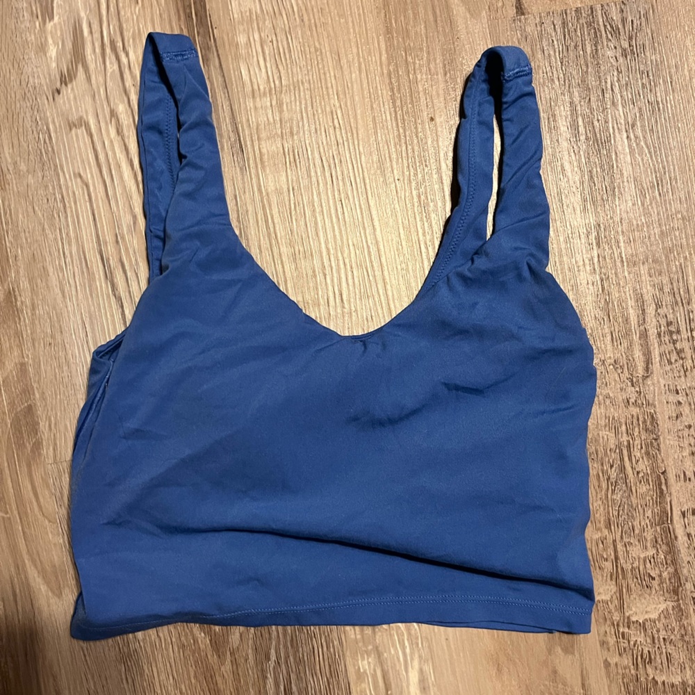 Aerie Blue Cropped Tank Top